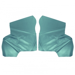 1965-70 Quarter Trim Upholstery 1965-68 Convertible, All Interiors Turquoise 